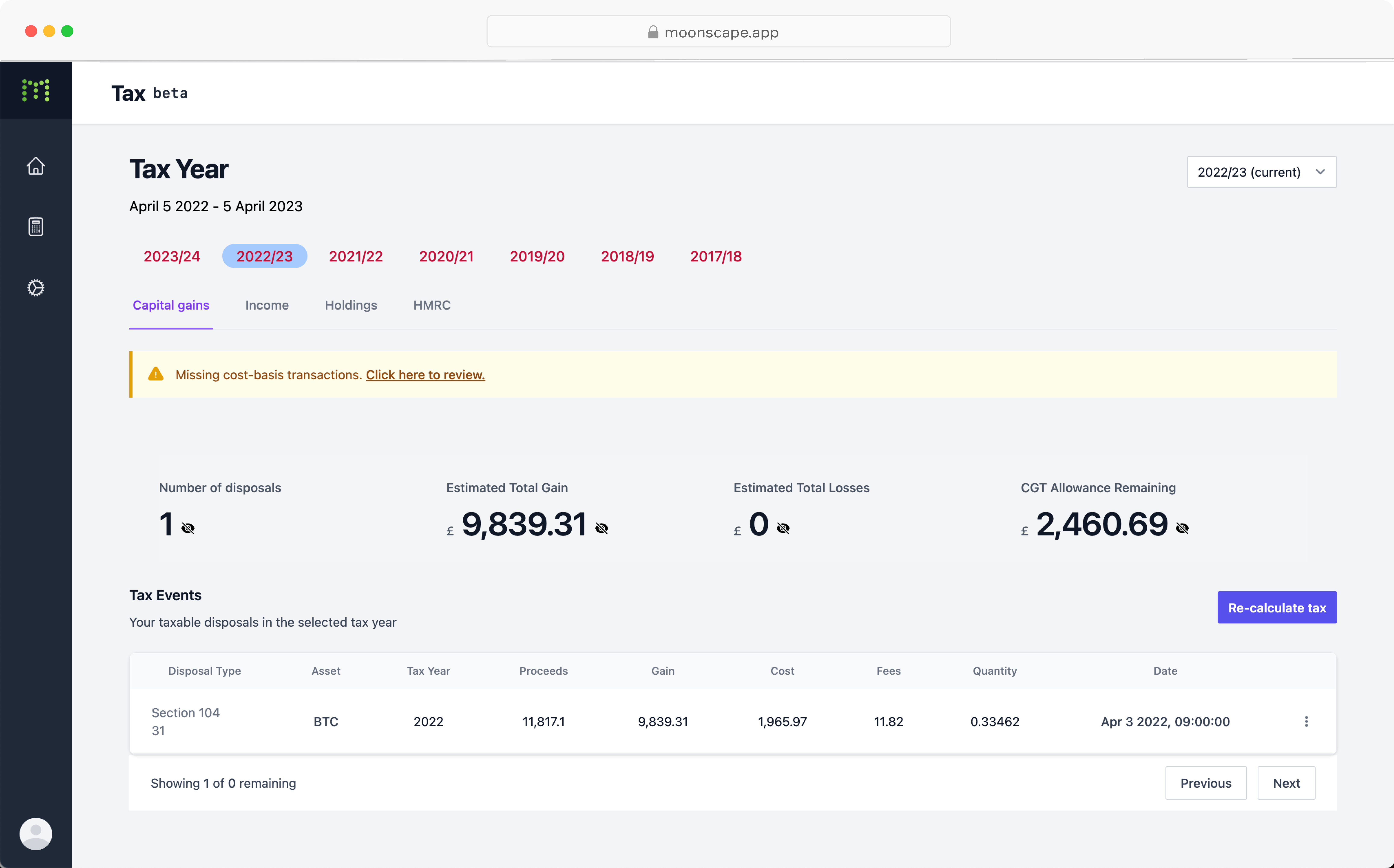 moonscape crypto price